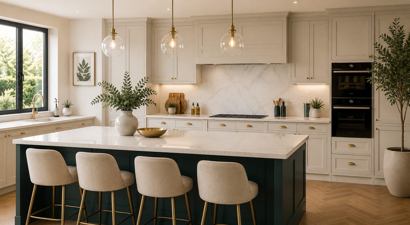 A beautifully clean, bright kitchen